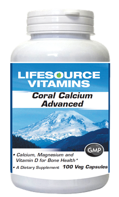 Calcium - Coral Calcium Advanced - 100 Veg Capsules