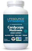 Cordyceps Mushroom (Organic) - 60 Veg Capsules