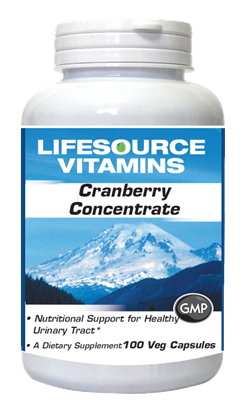 Cranberry Concentrate 750 mg - 100 Capsules