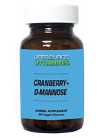 Cranberry and D-Mannose - 60 Veggie Capsules