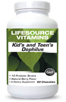 Kid's & Teen's Dophilus Probiotic - 60 Chewables