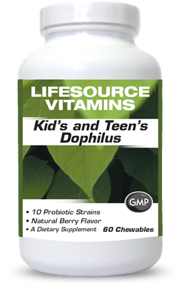 Kid's & Teen's Dophilus Probiotic - 60 Chewables