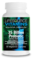 35 Billion Probiotic - 30 Vegetarian Capsules