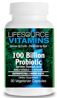 100 Billion Probiotic (Our Highest Potency)- 30 Vegetarian Capsules