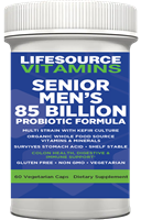 Men's 50+ - 85 Billion Probiotic Formula - 60 Vegetarian Capsules (50 Years+)