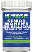 Women's  50+ - 85 Billion Probiotic Formula - 60 Vegetarian Capsules (Senior)