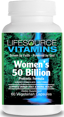 Women's 50 Billion Probiotic - 60 Vegetarian Capsules**VALUE SIZE**