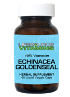Echinacea (Organic) & Goldenseal Root - 60 Liquid Capsules
