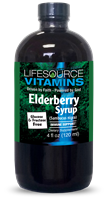 Elderberry Syrup (Sambucus nigra) Organic - 6,400 mg- 8 fl oz