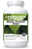 Super Enzymes - 90 Caps - Betaine HCI