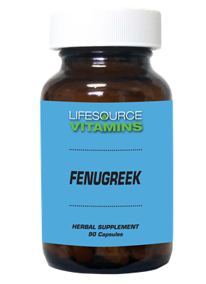 Fenugreek - ORGANIC - 90 Veggie Capsules