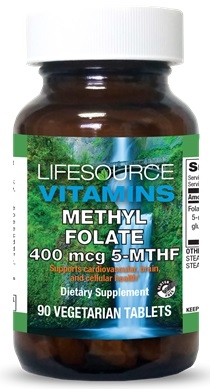 Methyl Folate 400mcg 5-MTHF 90 Vegetarian Tablets