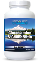 Glucosamine 1,500 mg & Chondroitin 1,200 mg - 240 Tabs - VALUE SIZE