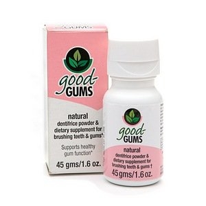 Good Gums Natural Dentifrice Powder for Brushing Teeth & Gums, 1.6 oz