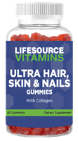 Ultra Hair, Skin, & Nails w/ COLLAGEN - 60 Gummies