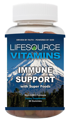 Immune Support with Super Foods  - 60 Gummies