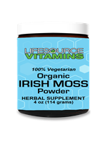 Irish Moss Powder (Organic)  3,800 mg - Powder - 4 oz  -  Sea Moss - Seaweed