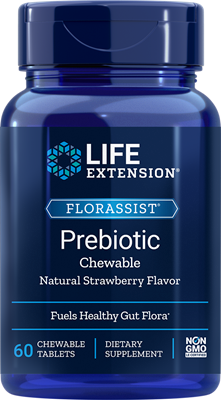 Life Extension - FLORASSIST Prebiotic Chewable- 60 Chewable Tablets