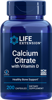 Life Extension - Calcium Citrate with Vitamin D3 200 Capsules