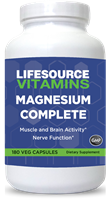 Magnesium Complete - 400 mg - 180 Veg Capsules