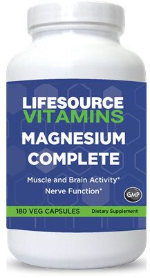 Magnesium Complete - 400 mg - 180 Veg Capsules