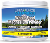 Whole Food Magnesium Powder- LEMON - 9.13 oz