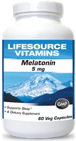 Melatonin -5 mg - 60 Capsules