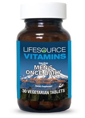 Men's Once Daily Multi - 30 Vegetarian Tablets - Whole Food Based