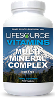 Multi Mineral Complex - Iron Free -100 Tablets