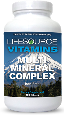 Multi Mineral Complex - Iron Free -100 Tablets