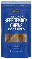 Natural Rapport - The Only BEEF Tendon Chews Dogs Need- 5 Chews