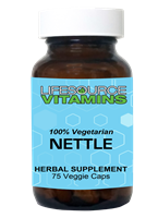 Nettle (Organic) 500 mg - 75 Veggie Capsules