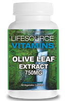 Olive Leaf Extract 750 mg - 60 Veg Capsules