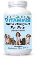 Ultra Omega-3 for Pets - 180 Softgels