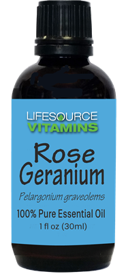 Rose Geranium 1 fl oz-  LifeSource Essential Oils