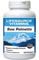 Saw Palmetto - 160 mg - 120 Softgels