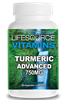 Turmeric Advanced - 750 mg - 60 Vegetable Capsules - Curcumin With BioPereine (Black Pepper Fruit Extract)