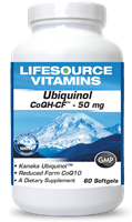 Ubiquinol CoQH-CF 50 mg - CoQ10 - 60 Softgels