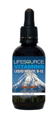 Liquid Methyl B-12 - Vitamin B12 Methylcobalamin 2500 mcg 2 fl oz