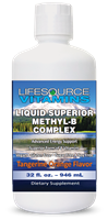 Liquid Superior Methyl-B Complex - 32 fl. oz. (Tangerine Orange Flavor)