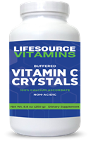 Vitamin C Crystals - Powder 8.8 oz. 1,000 mg per Serving- 200 Servings