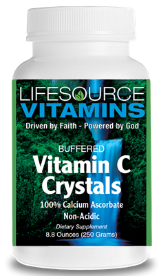 Vitamin C Crystals - Powder 8.8 oz. 1,000 mg per Serving- 200 Servings