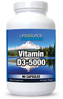 Vitamin D-3 - 125 mcg (5,000 IU) - 90 CAPSULES