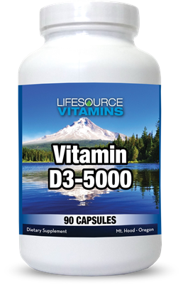 Vitamin D-3 - 125 mcg (5,000 IU) - 90 CAPSULES