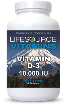 Vitamin D-3 - 250 mcg (10,000 IU) - 90 Softgels