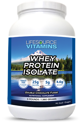 Whey Protein ISOLATE -  Grass Fed - Double Chocolate Fudge 3 lbs.