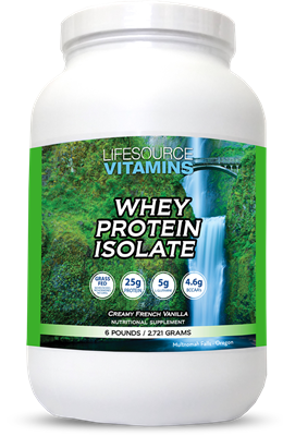 Whey Protein ISOLATE - Grass Fed - Creamy French Vanilla 6 lbs.