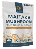 Wholesun Wellness - Maitake Certified Organic Mushroom Extract Powder ~  2.12 oz