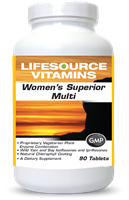 Women's Superior Multivitamins & Minerals TABLETS - 90 Tabs - Ages: 20's, 30 & 40's - Child Bearing Years