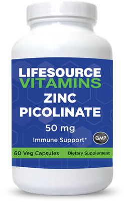 Zinc Picolinate 50 mg - 60 Capsules